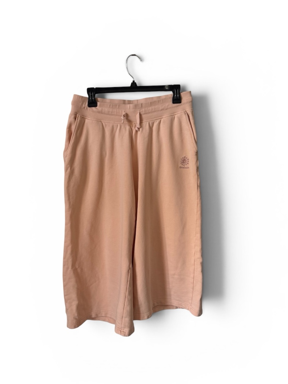 Reebok Peach Wide-Leg Track Pants